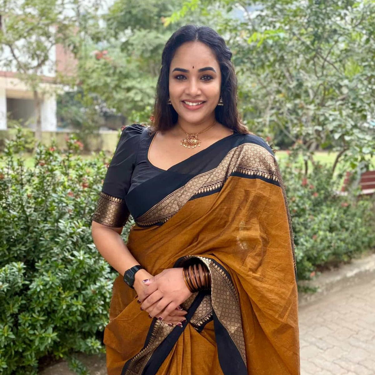 Chettinad Premium 80s Count Cotton Saree (Without Blouse)