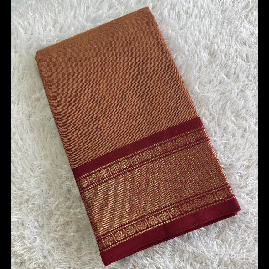 Chettinad Premium 80s Count Cotton Saree (Without Blouse)