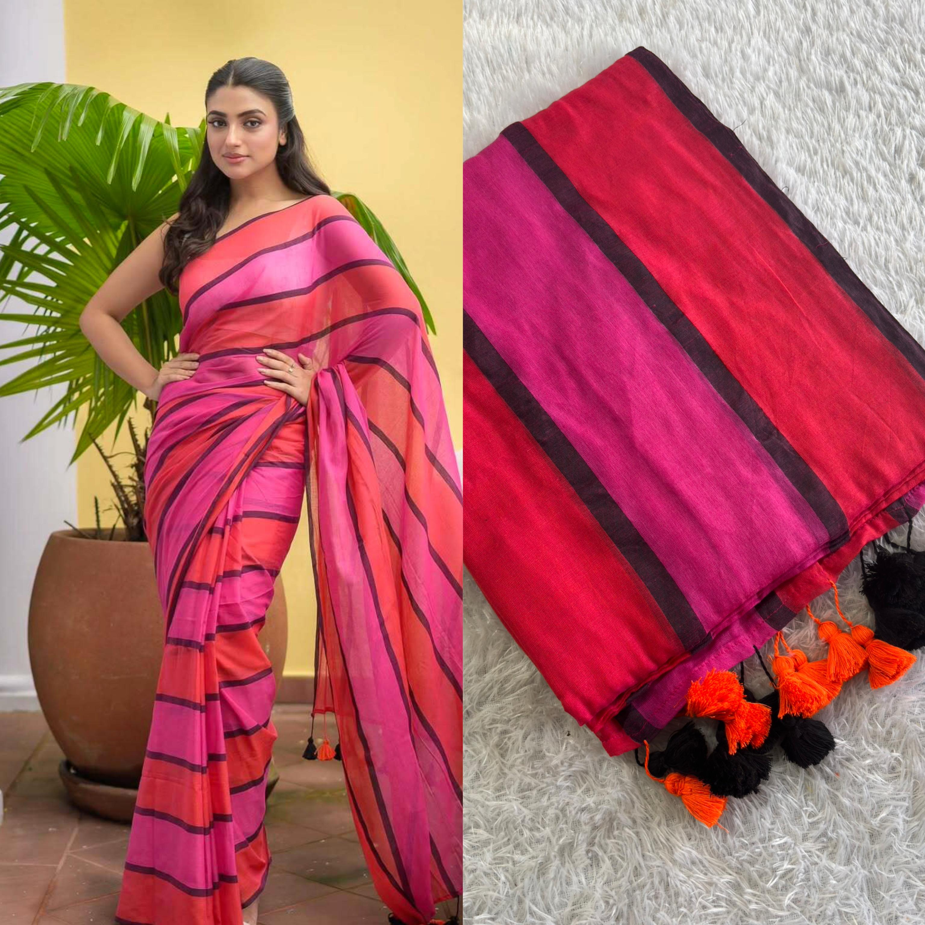 Colour Palette Premium Mul Cotton Saree
