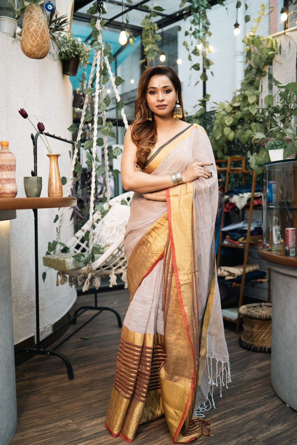 Cotton Saree with Elegant Border