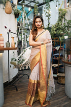 Cotton Saree with Elegant Border