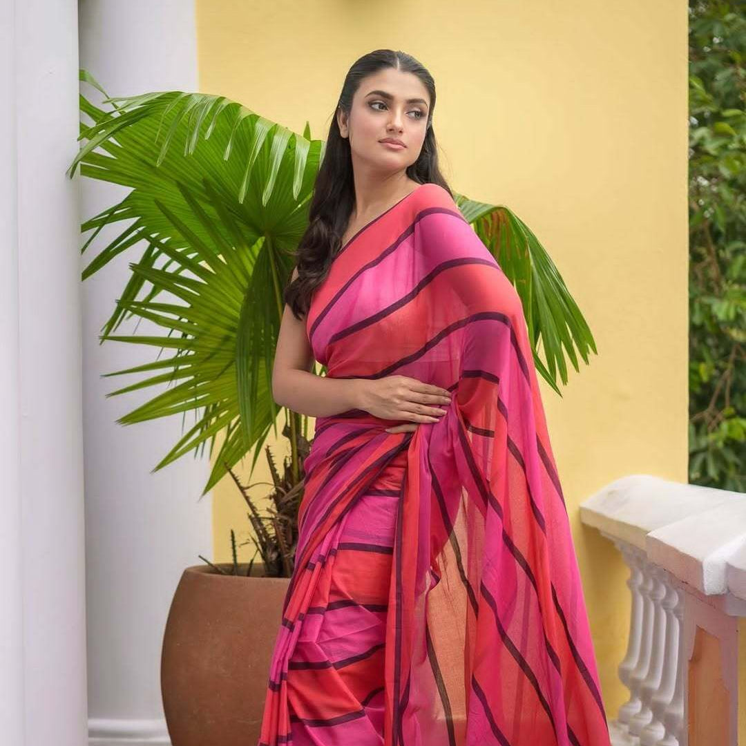 Colour Palette Premium Mul Cotton Saree