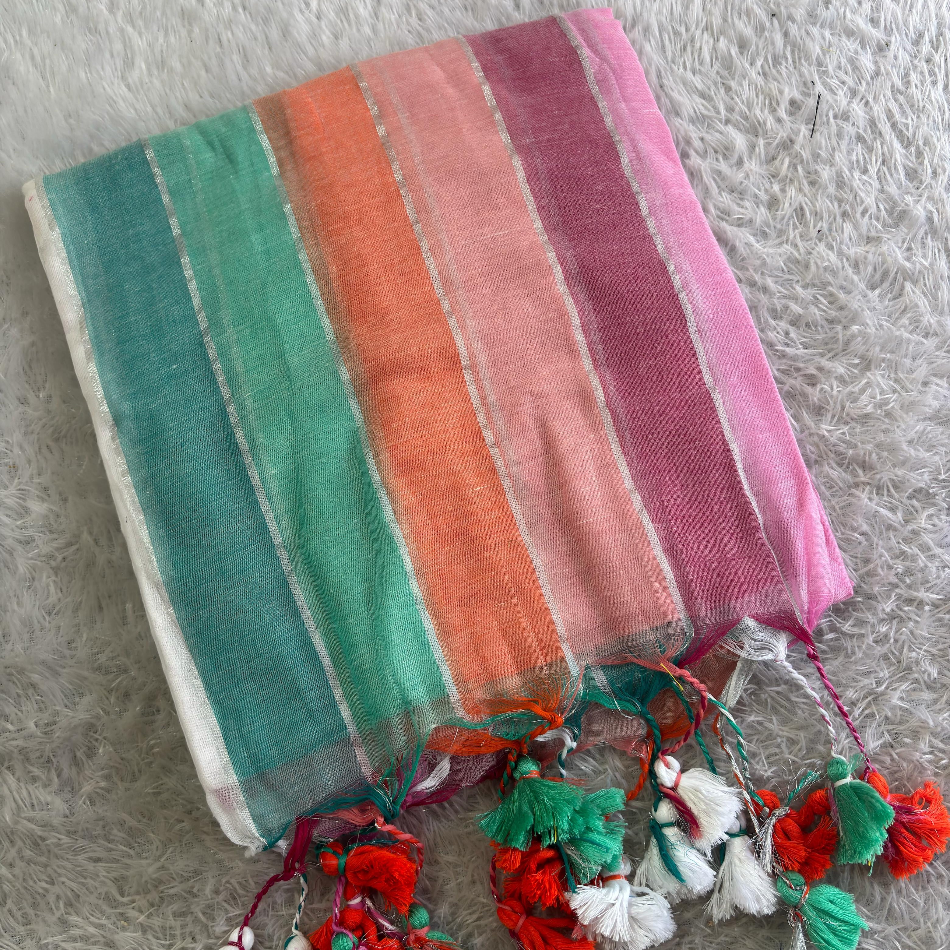 Colour Palette Mul Cotton Saree