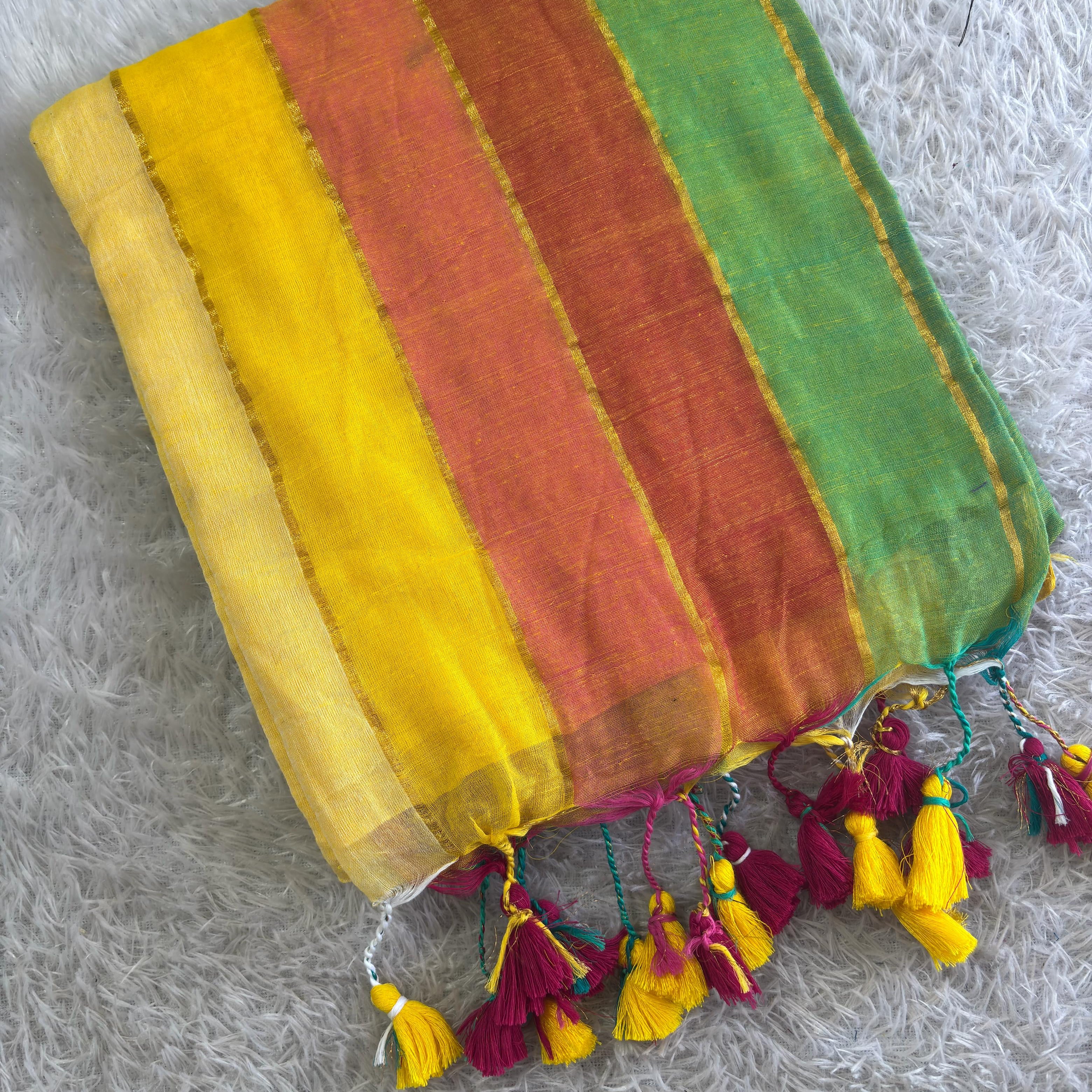 Colour Palette Mul Cotton Saree