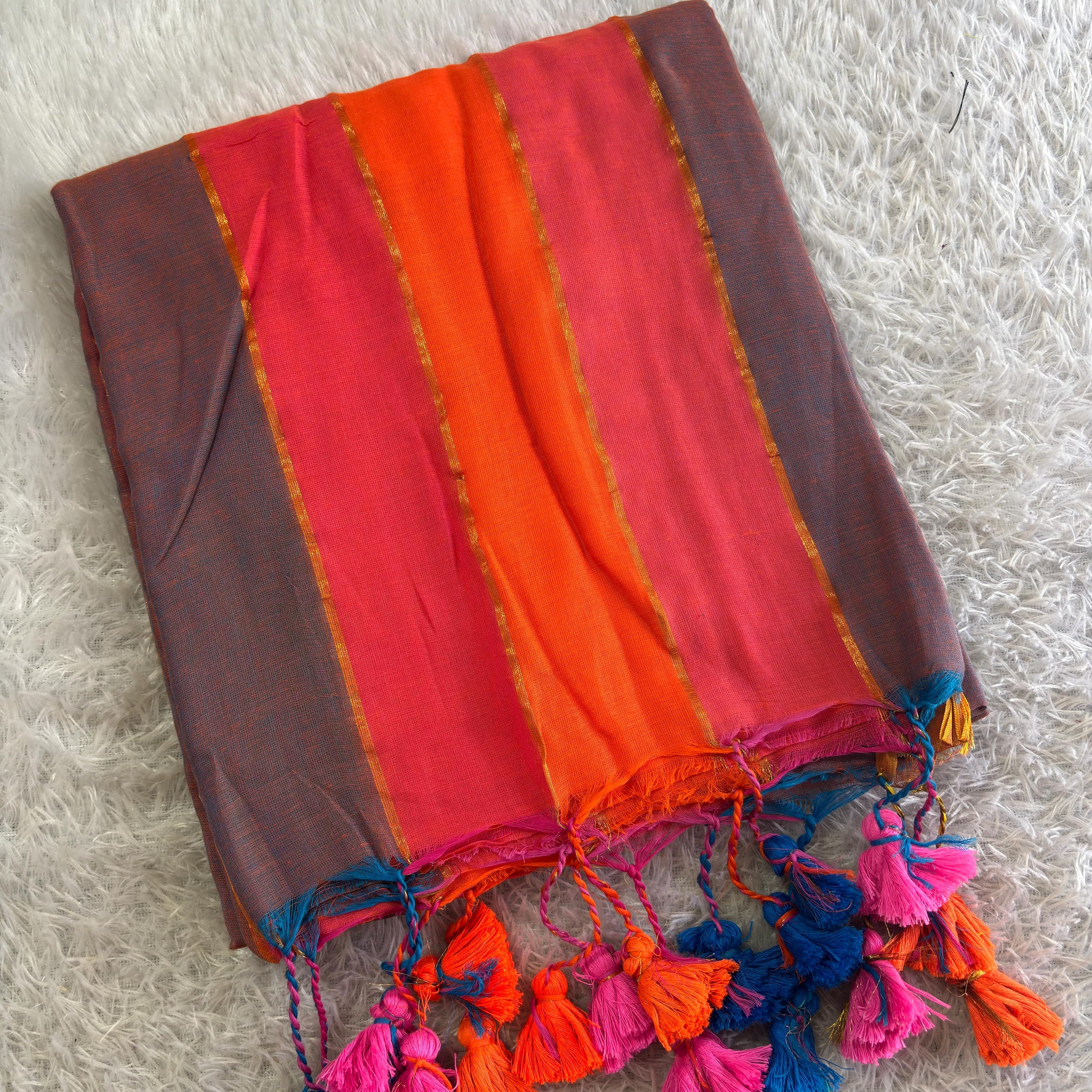 Colour Palette Mul Cotton Saree