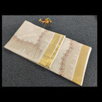 Golden Tissue Embroidered Saree – Classic Festive & Wedding Collection